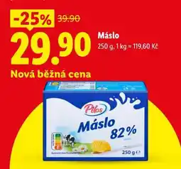 Lidl Máslo Pilos 82% tuku nabídka