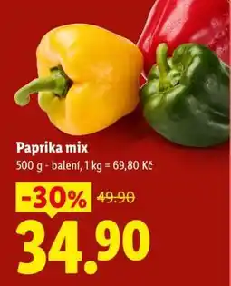 Lidl Paprika mix nabídka