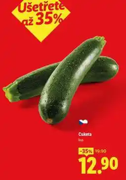 Lidl CUKETA nabídka