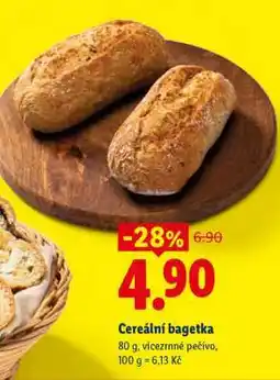 Lidl Cereální bagetka nabídka