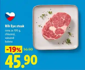 Lidl RIB EYE STEAK nabídka