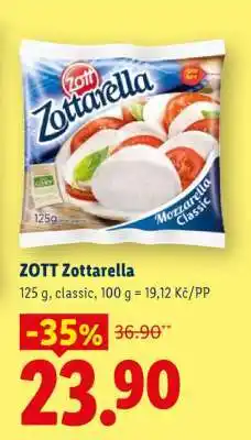 Lidl Zott Zottarella nabídka