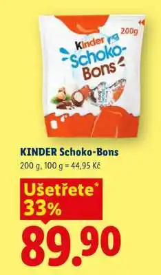 Lidl Kinder Schoko-Bons nabídka