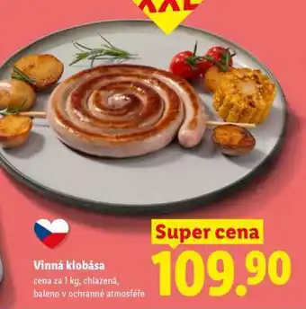 Lidl Vinná klobása nabídka