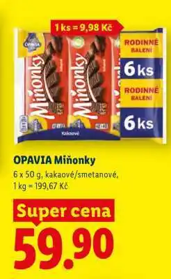 Lidl Opavia Miňonky nabídka