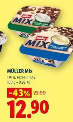Lidl Müller Mix nabídka