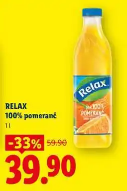 Lidl Relax 100% pomeranč nabídka