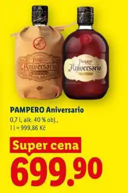 Lidl Pampero Aniversario nabídka