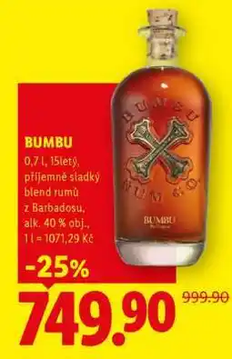 Lidl BUMBU nabídka