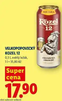 Lidl VELKOPOPOVICKÝ KOZEL 12 nabídka