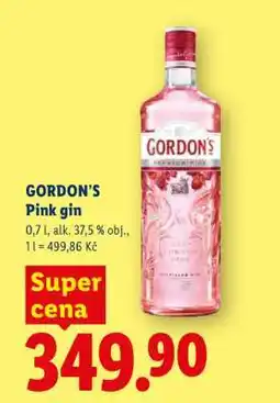Lidl GORDON’S PINK GIN nabídka