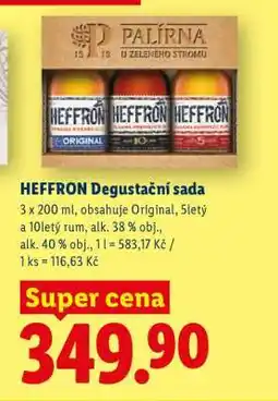 Lidl HEFFRON DEGUSTAČNÍ SADA nabídka