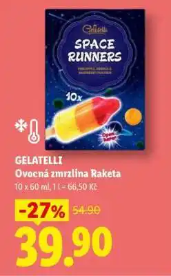 Lidl GELATELLI Ovocná zmrzlina Raketa nabídka