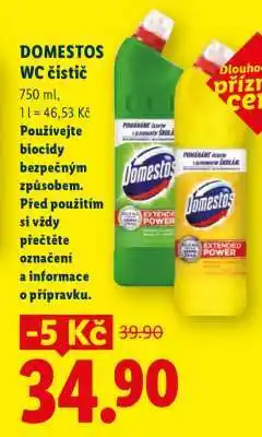 Lidl Domestos WC čistič nabídka