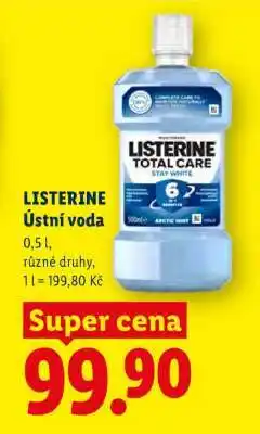 Lidl Listerine ústní voda nabídka