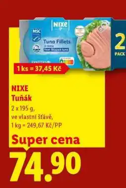 Lidl NIXE TUŇÁK nabídka