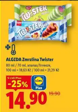 Lidl Algida Zmrzlina Twister nabídka