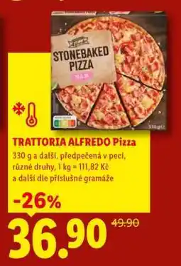 Lidl TRATTORIA ALFREDO Pizza nabídka
