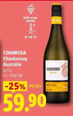 Lidl CIMAROSA Chardonnay Austrálie nabídka
