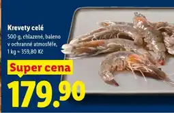 Lidl Krevety celé nabídka