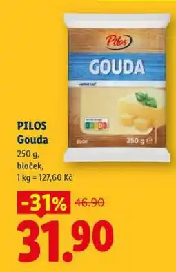 Lidl Pilos GOUDA nabídka
