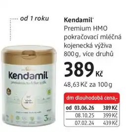 dm drogerie Kendamil nabídka