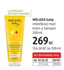 dm drogerie WELEDA baby nabídka