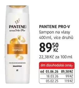 dm drogerie Pantene Pro-V nabídka