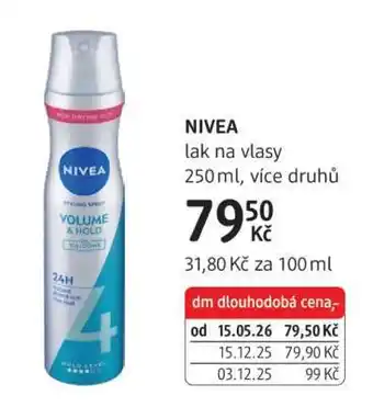 dm drogerie Nivea nabídka