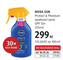 dm drogerie Nivea Sun nabídka