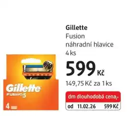 dm drogerie GILLETTE nabídka