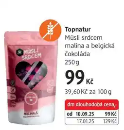 dm drogerie Topnatur nabídka