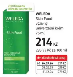 dm drogerie Weleda nabídka
