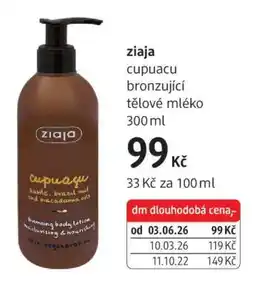 dm drogerie ZiAJA nabídka