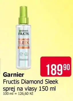 Teta Garnier Fructis Diamond Sleek sprej na vlasy 150 ml nabídka