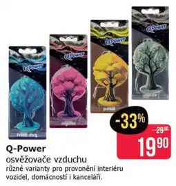 Teta Q-Power osvěžovače vzduchu nabídka