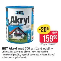 Teta HET Akryl mat 700 g nabídka