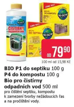 Teta BIO P1 do septiku, P4 do kompostu, Bio pro čistírny odpadních vod nabídka