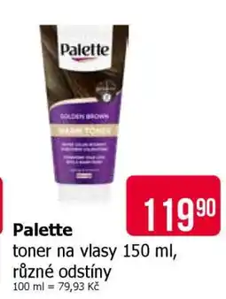 Teta Palette nabídka