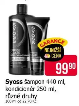 Teta Syoss šampon 440 ml, kondicionér 250 ml nabídka