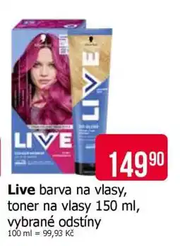 Teta Live barva na vlasy nabídka