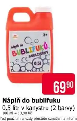 Teta Náplň do bublifuků nabídka