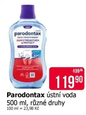 Teta Parodontax ústní voda nabídka