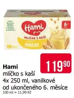 Teta Hami Mlíčko s kaší nabídka