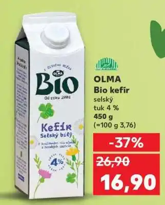 Kaufland OLMA Bio kefír nabídka