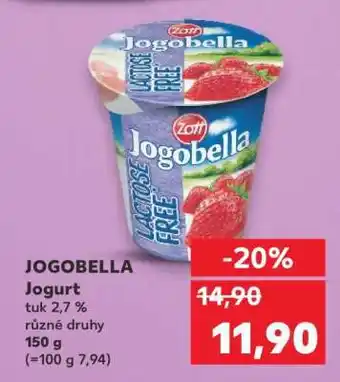 Kaufland Jogobella jogurt nabídka