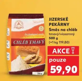 Kaufland JIZERSKÉ PEKÁRNY Směs na chléb tmavý/vicezrnný 500 g nabídka
