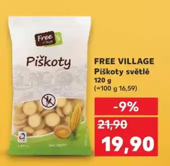 FREE VILLAGE Piškoty světlé