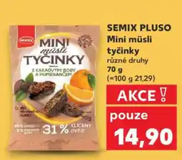 Kaufland SEMIX PLUSO Mini müsli tyčinky nabídka