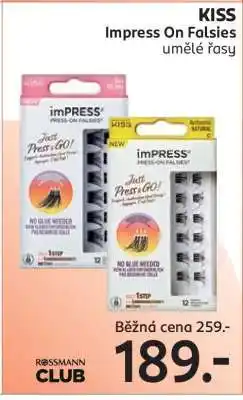 Rossmann KISS Impress On Falsies nabídka